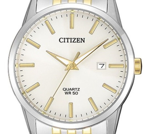 Relógio Citizen Masculino Quartz Prata/ Dourado Tz20948s