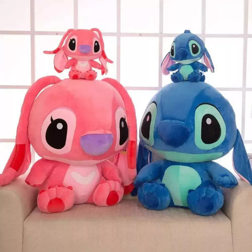 Peluche Importado Ángela De Lilo Y Stitch 50cm Rosa