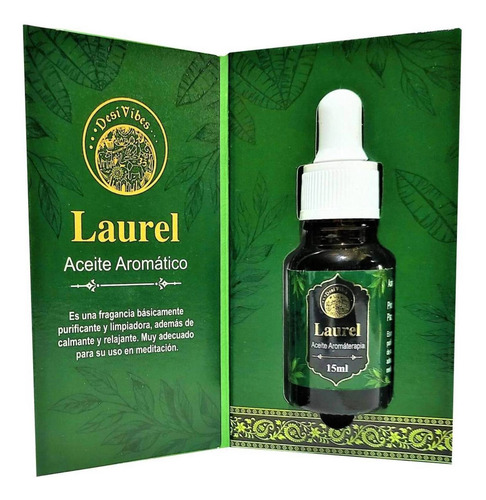 Aceite Aromaterapia Laurel - Desi Vibes