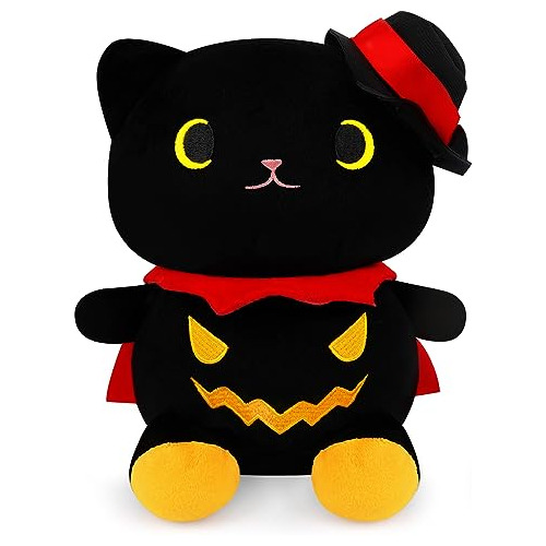 Gato Negro Gato Plush Juguete De Animales, Lindo Cr9vh