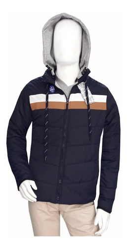 Chaqueta Impermeable Doble Faz Para Hombre