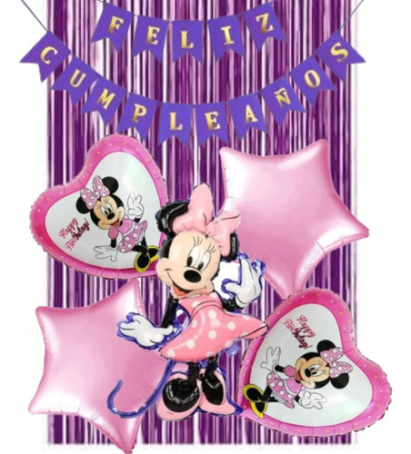 Kit Decoracion Fiesta Cumpleaños Minnie O Mickey