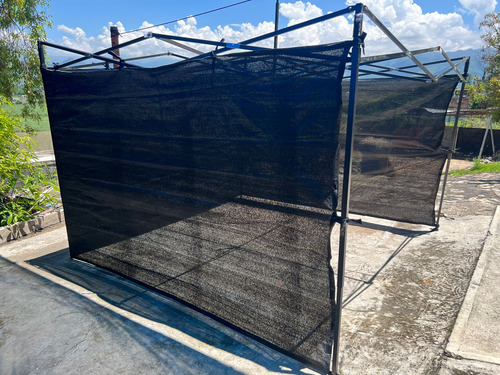 Paredes De Carpa Lona Toldo 3x3 Malla Sombra Plegable Calor