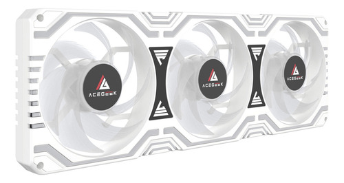 Kit de ventiladores Acegeek Link360, Argb, 360 mm, branco
