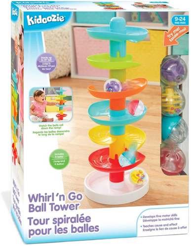 Kidoozie Whirl N Go Ball Tower - Juguete Interactivo De Des