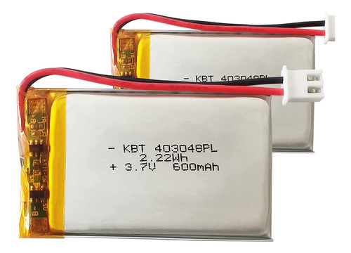 Kbt - Batería De Polímero De Litio De 3.7 V 600 Mah: Bate.