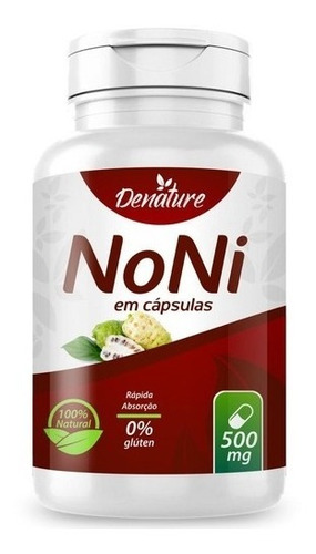Suplemento Em Cápsulas Denature Encapsulados Noni Natural Sabor Em Pote De 200g 100 Un