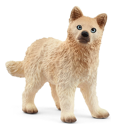 Figura De Juguete Schleich Cachorro De Lobo Ártico 5 Cm
