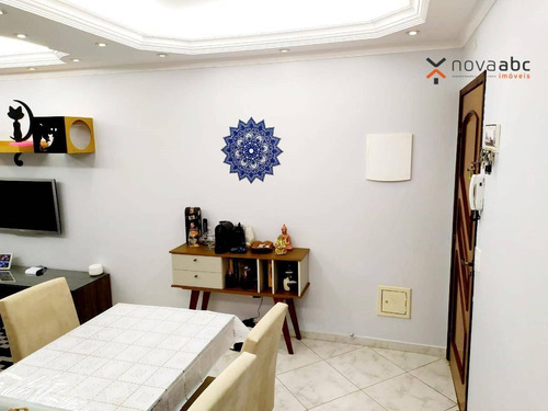 Cobertura Com 2 Dormitórios À Venda, 67 M² Por R$ 450.000 - Vila Pires - Santo André/sp - Co0880