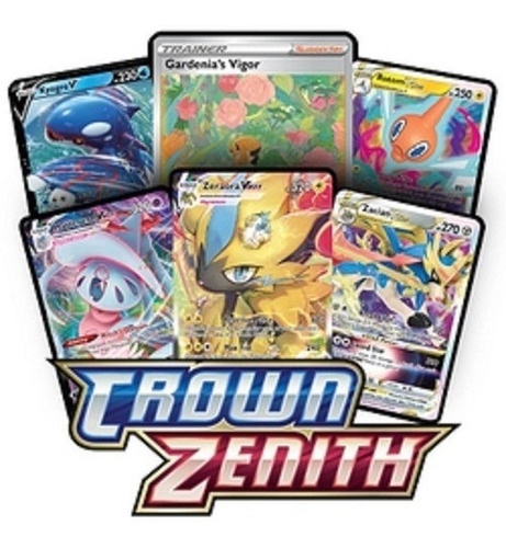 15 Códigos Pokemon Tcg Live Crown Zenith X Unidad