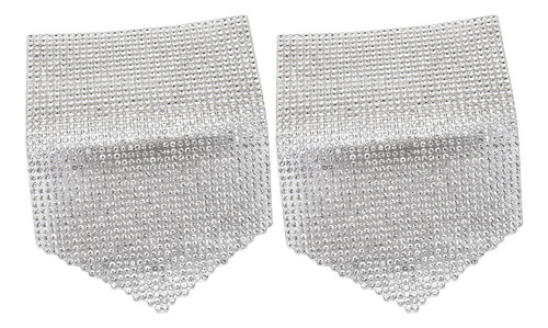 Y Paquete De 2 Parches Termoadhesivos Con Diamantes De