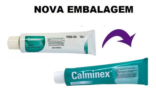 Pomada Para Dor Calminex 100 Gr Original Envio Imediato