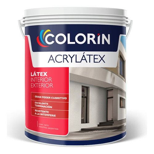 Acrylatex Látex Int. Ext. Colorin Blanco 4 Lts | Giannoni