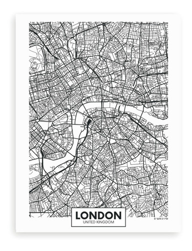 Imagen 1 de 1 de Laminas Ciudades, Londres, Paris, Barcelona, Mapas