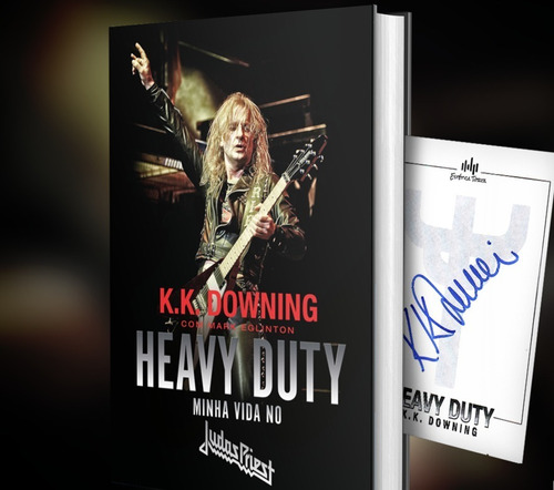 Livro Heavy  Judas Priest Capa Dura + Bookplate Autografado