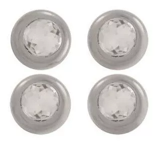 License Plate Fastener Caps Bling Diamond Cap Set Of 4 F Ggz