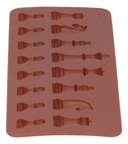 Molde De Silicona Con Forma De Ajedrez De 4 Piezas Para Past