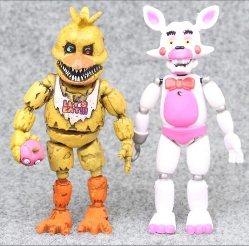14-17 Cm Cinco Noites Em Fnaf 6 Bonecas Flexíveis Freddy