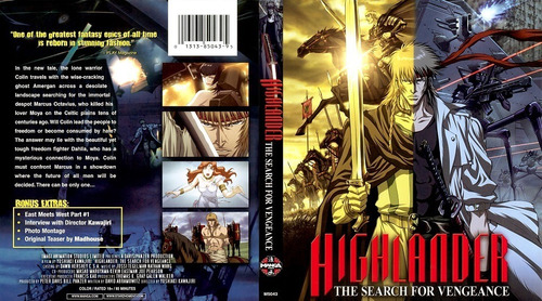 Highlander The Search For Vengeance Blu Ray Oficial