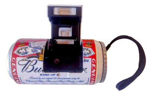 Camara De Fotos Budweiser De Coleccion 35 Mn Impecable Blanco
