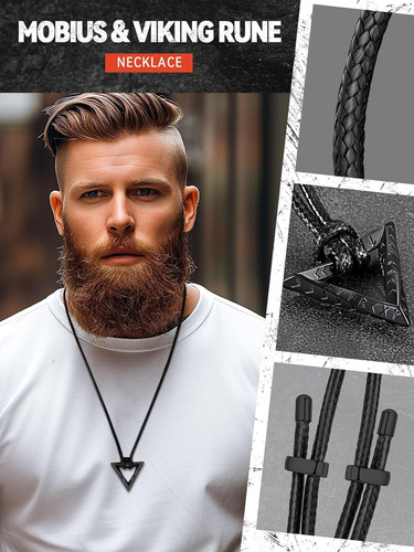 Collar Con Amuleto Rúnico Vikingo Para Hombre Y Mujer, Regal