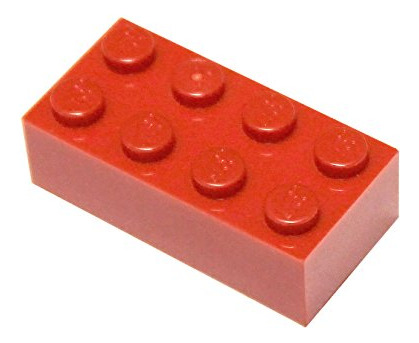 Piezas Y Piezas De Lego: Rojo (rojo Brillante) 2x4 Brick X20