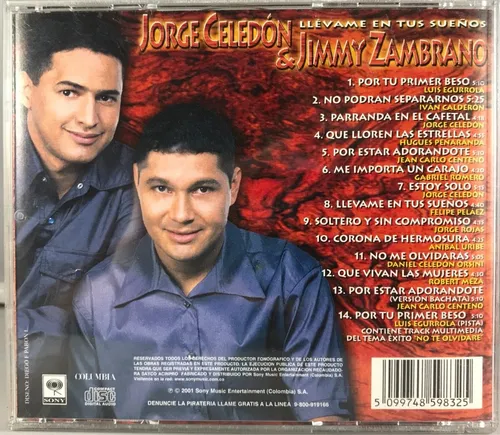 Jorge Celedón Y Jimmy Zambrano - Llévame En Tus Sueños (Usado)