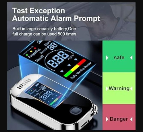 Alcoholimetro Tester Alcoholemia Alcohol Sin Contacto