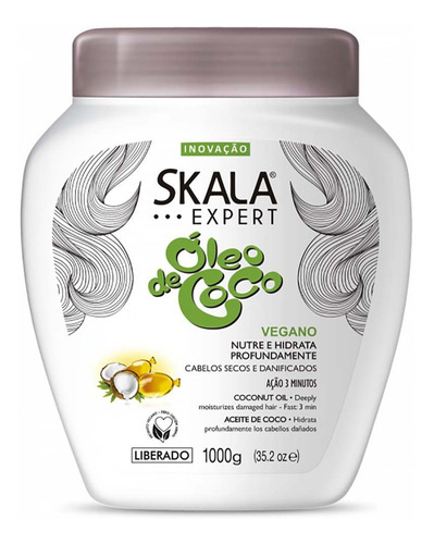 Kit 6un Creme Hidratante Skala 1kg - Pote Vegano