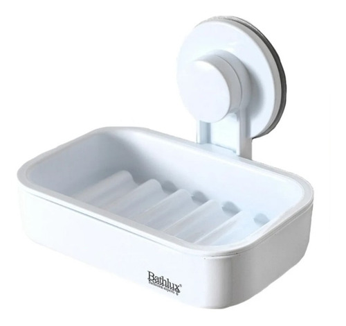 Jabonera Bathlux Con Sistema De Sopapa Ventosa Btx