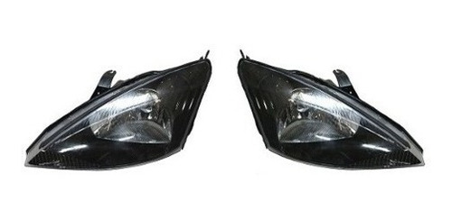 Par Juego Faros Ford Focus  2000 - 2004 Svt Fondo Negro Zry