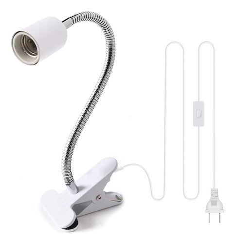 Clip On Light E26/e27 Metal Clamp Light Socket With Plug An