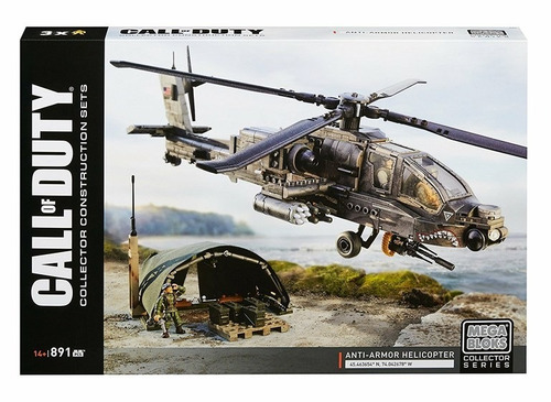 Call Of Duty Helicoptero Blindado 891 Pzas Mega Bloks