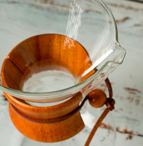 Cafetera Chemex 600ml Con Filtro En Acero Inoxidable