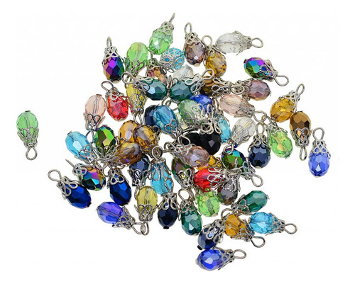50 Pcs Accesorios De Bricolaje Para Collares Cristal De