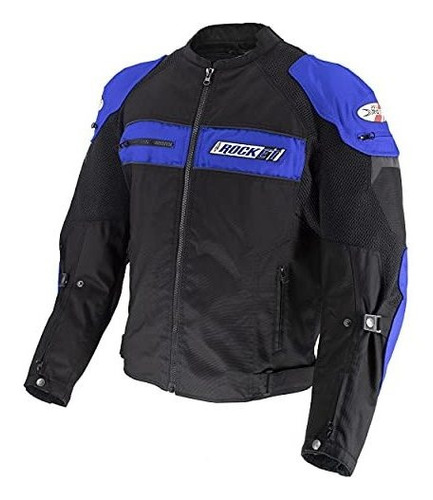 Motociclismo, Joe Rocket - Chaqueta Para Hombre (azul-negro,