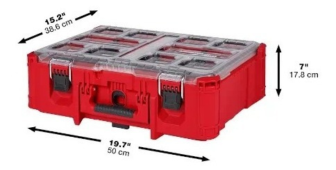 Imagen 4 de 9 de Organizador Doble Altura Packout Milwaukee 4822 8432