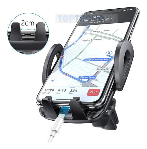 Imagen 5 de 6 de Soporte Auto Universal De Celular Rejilla Aire Acondicionado