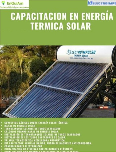 Curso Energía Solar Térmica Pdf Videos Teleconferencia