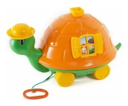 Manuelita Tortuguita Arrastre Niños Juguete Tortuga Cordon