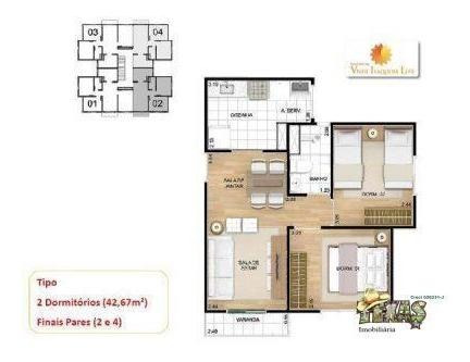 Lindo Apartamento Em Itaquera - 1711