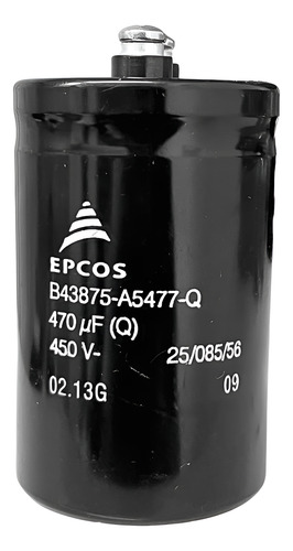 Capacitor Eletrolítico 470uf/450v Giga 85o 50x80mm