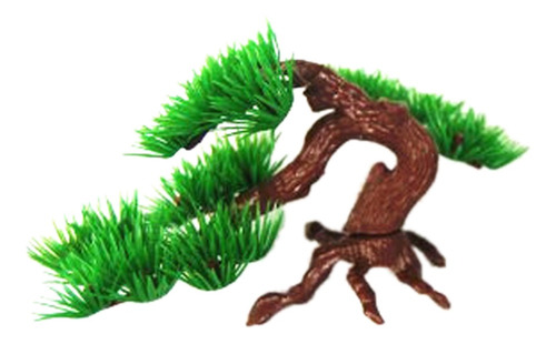 Imagen 3 de 10 de 2pcs Miniatura Planta Árbol De Pino Artificial Plástico