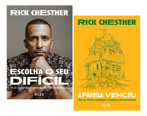 Kit A Favela Venceu + Escolha O Seu Difícil Rick Chesther