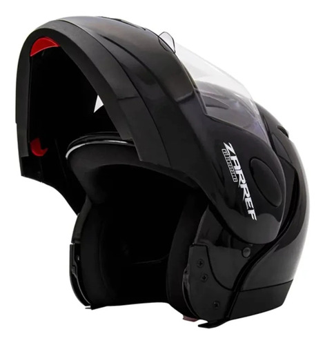 Capacete Taurus Zarref Classic V4 Aberto Preto Brilhante 