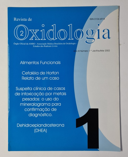 Revista Bioquimica Medica Oxidologia Nº 1, 2 E 4 (kit Com 3)