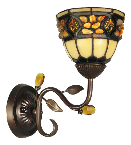 Dale Tiffany Th - Lámpara De Pared Con Diseño De Guijarro.