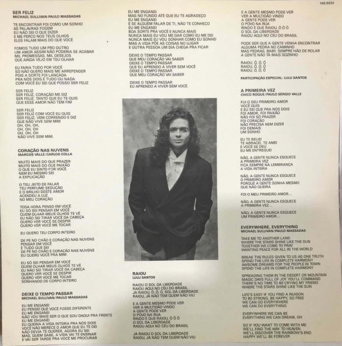 Lp Vinil Robby - Ser Feliz - 1989 - Mv (Usado)