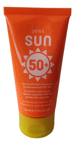 Protector Solar Facial Jafra Sun 50ml Spf 50 Hipoalergénico