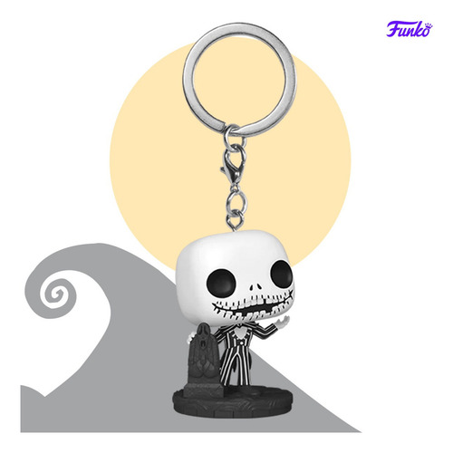 Funko Llavero Jack Con Lapida Extraño Mundo Jack Aniversario Color Jack Skellington / Grave / Nightmare Before Christ